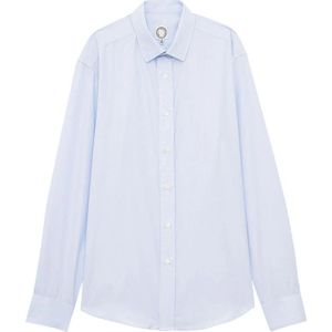 Ines De La Fressange Paris, Overhemden, Heren, Blauw, S, Katoen, Blouses & Shirts
