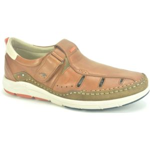 Fluchos, Schoenen, Heren, Bruin, 44 EU, Cognac Leren Sandaal