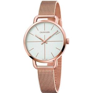 Calvin Klein, Accessoires, Dames, Roze, ONE Size, Donna K7B23626 Quartz Horloge