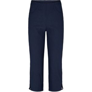 LauRie, Broeken, Dames, Blauw, 2Xl, Anabelle Regular Capri Broek Navy