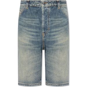 Diesel, Korte broeken, Heren, Blauw, W31, Denim, Jeans Shorts 'D-Livery'