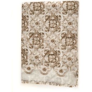 Canali, Pashmina -sjaal Beige, Heren, Maat:ONE Size