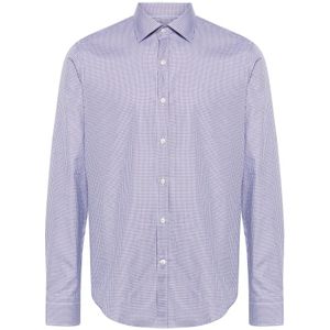 Paul & Shark, Overhemden, Heren, Blauw, 5Xl, Katoen, Katoenen Twill Shirt