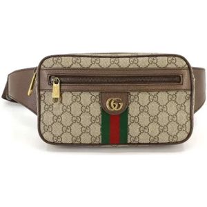 Gucci Vintage, Pre-owned Canvas clutches Beige, Dames, Maat:ONE Size