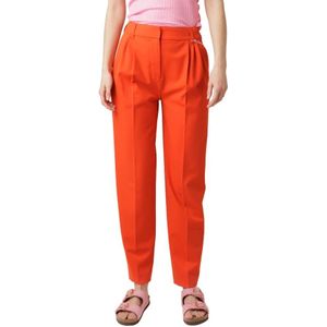 Samsøe Samsøe, Broeken, Dames, Oranje, XS, Polyester, Oranje Meme Broek