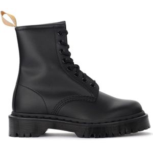 Dr. Martens, 1460 Mono Bex Vegan Leren Enkellaars Zwart, Dames, Maat:44 EU