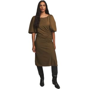 Designers Remix, Kleedjes, Dames, Groen, XL, Polyester, Midi Kleedjes