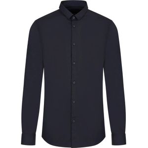 Armani Exchange, Overhemden, Heren, Blauw, L, Armani Exchange-Hemd