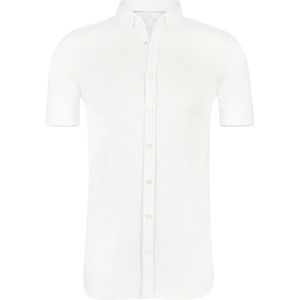 Desoto, Moderne korte mouw overhemden wit Wit, Heren, Maat:2XL
