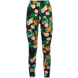 La DoubleJ, Comfortabele Skinny Leggings Groen, Dames, Maat:S