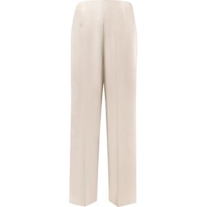 Philosophy di Lorenzo Serafini, Broeken, Dames, Beige, S, Satijn, Satin Wijde Pijp Broek