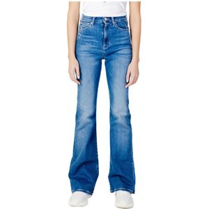Tommy Jeans, Jeans, Dames, Blauw, W27 L32, Katoen, Sylvia Bootcut Jeans - Lente/Zomer Collectie