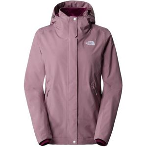 The North Face, Dames Synthetische Jas in Grijs/Boysenberry Paars, Dames, Maat:M