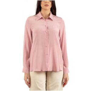 Weekend, Blouses & Shirts, Dames, Roze, M, Dames Overhemd Casual Stijl