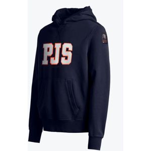 Parajumpers, Sweatshirts & Hoodies, Heren, Blauw, L, Katoen, Zwarte hoodie met PJS-print