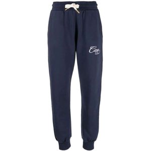 Casablanca, Geborduurde tennis-geïnspireerde track pants Blauw, Dames, Maat:L