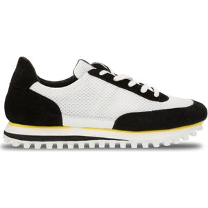 Novesta, Schoenen, unisex, Wit, 42 EU, Leer, Retro Mesh Hardloopschoenen