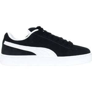 Puma, Schoenen, Dames, Zwart, 37 1/2 EU, Suède, Zwarte Suede Sneakers voor Vrouwen