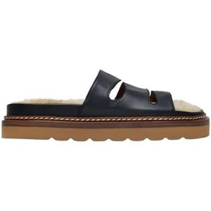 Rejina Pyo, Slippers Zwart, Dames, Maat:38 EU