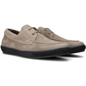 Van Bommel, Schoenen, Heren, Beige, 41 EU, Katoen, Taupe Klassieke Heren Instappers