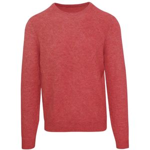 Malo, Truien, Heren, Rood, M, Wol, Luxe Cashmere Wol Trui