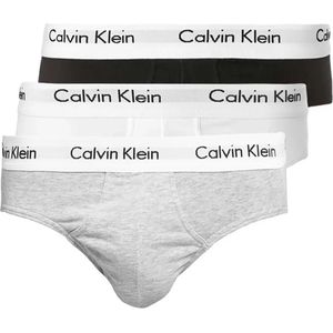 Calvin Klein, Ondergoed, Heren, Veelkleurig, M, 3P Hip Brief Brief