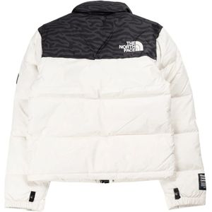 The North Face, Jassen, Heren, Wit, XS, Retro Nuptse-jas in het wit