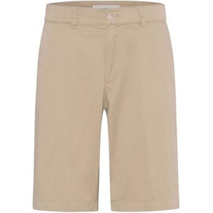 Brax, Korte broeken, Heren, Beige, L, Katoen, Beige Katoen Stretch Shorts