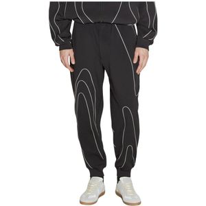 Y-3, Broeken, Heren, Zwart, L, Contrast Piping Track Pants