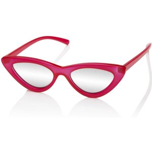 Le Specs, Accessoires, Dames, Rood, ONE Size, Stijlvolle zonnebril voor vrouwen