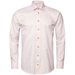 Eton, Lichtroze Overhemden Lange Mouw Roze, Heren, Maat:L