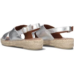 Viguera, Schoenen, Dames, Grijs, 40 EU, Espadrilles Zilver