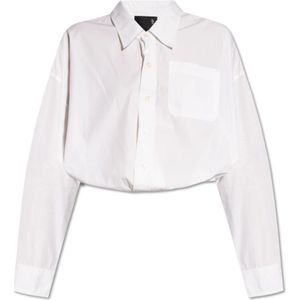 R13, Blouses & Shirts, Dames, Wit, L, Katoen, Katoenen shirt