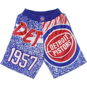 Mitchell & Ness, Basketbalshort Blauw, Heren, Maat:L