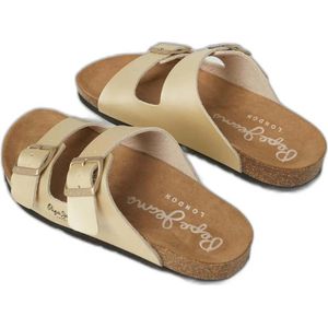 Pepe Jeans, Schoenen, Dames, Geel, 36 EU, Oban Classic Sandalen