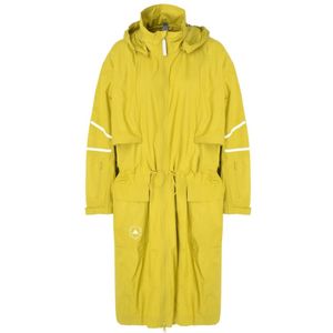 Adidas by Stella McCartney, Olijfgroene Technische Stof Sportswear Parka Groen, Dames, Maat:XS