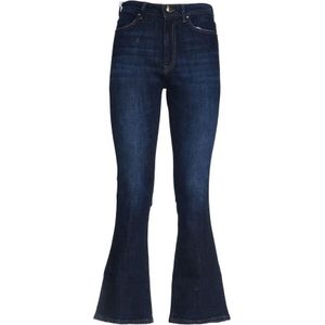Dondup, Jeans, Dames, Blauw, W25, Denim, Donkerblauwe Jeans voor Dames Aw 23
