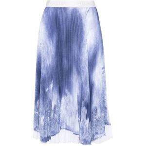 Ermanno Scervino, Midi Skirts Blauw, unisex, Maat:L