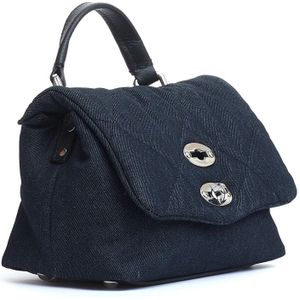 Zanellato, Tassen, Dames, Blauw, ONE Size, Denim, Chique Denim Handtas