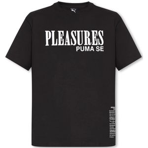 Puma, Tops, Heren, Zwart, XL, Katoen, Pleasures samenwerking