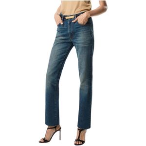 Tom Ford, Slim-fit Jeans Blauw, Dames, Maat:W28