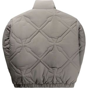 Daily Paper, Jassen, Heren, Grijs, S, Nylon, Nylon Puffer Jacket