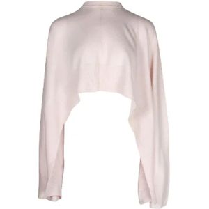 Jil Sander Pre-owned, Pre-owned, Dames, Roze, S, Wol, Pre-owned Cashmere outerwear