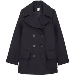 Ines De La Fressange Paris, Coats Blauw, Dames, Maat:M