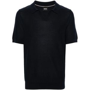 Hugo Boss, Temple Polo Shirt Blauw, Heren, Maat:M