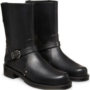 Stuart Weitzman, Schoenen, Dames, Zwart, 36 1/2 EU, Suède, Maverick Pull-On Bootie