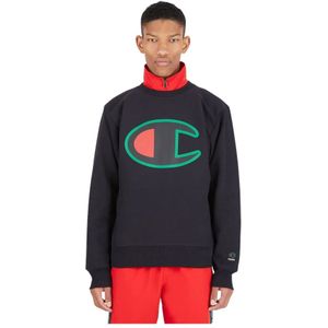 Champion, Crewneck sweatshirt Zwart, Heren, Maat:M