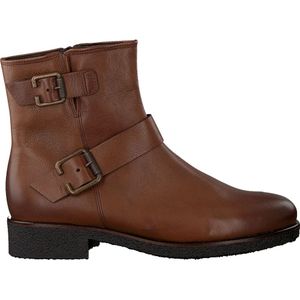 Gabor, Schoenen, Dames, Bruin, 37 EU, Leer, Cognac Biker Boot 704 Comfort Collectie