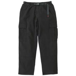 Gramicci, Korte broeken, Heren, Zwart, S, Katoen, Vintage Laagbouw Slim Fit Cargo Pant