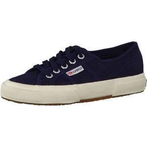 Superga, Schoenen, unisex, Blauw, 38 EU, Katoen, Canvas Sneakers met Rubberen Zool